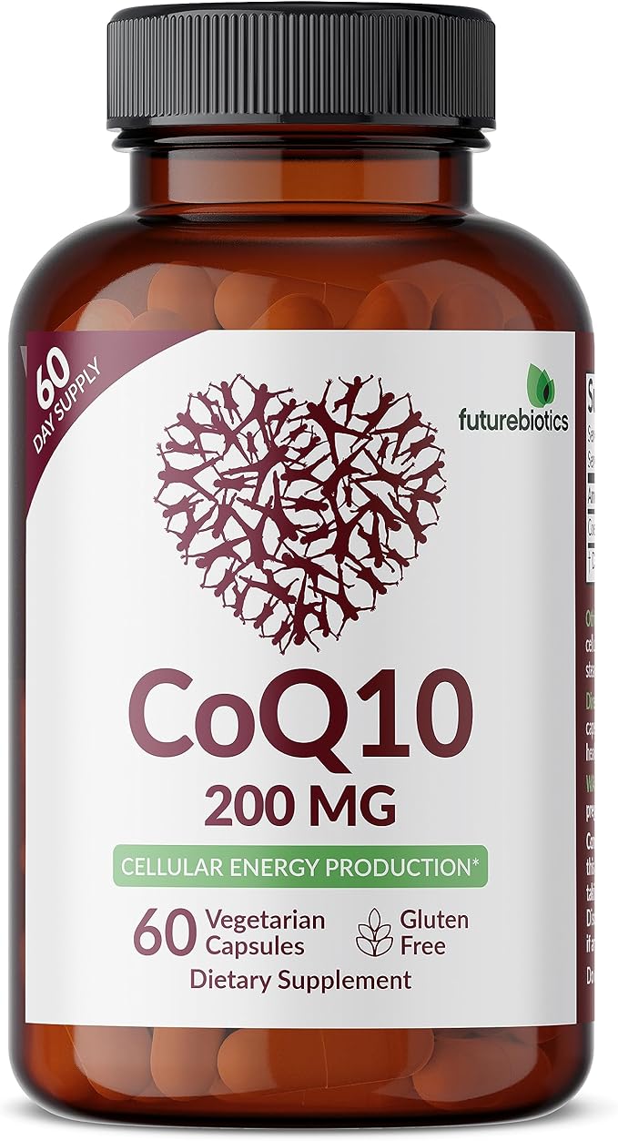 Futurebiotics CoQ10 200 MG Cellular Energy 60 Vegetarian