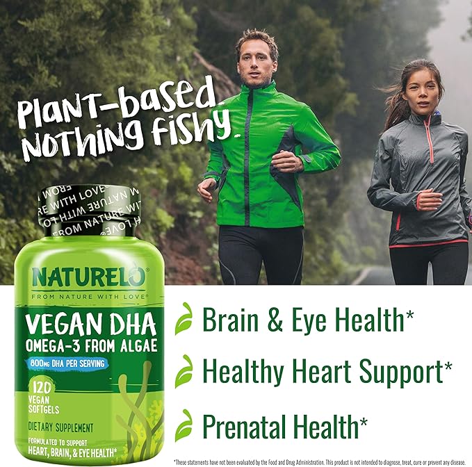 NATURELO Vegan DHA 3 Oil 120 Softgels