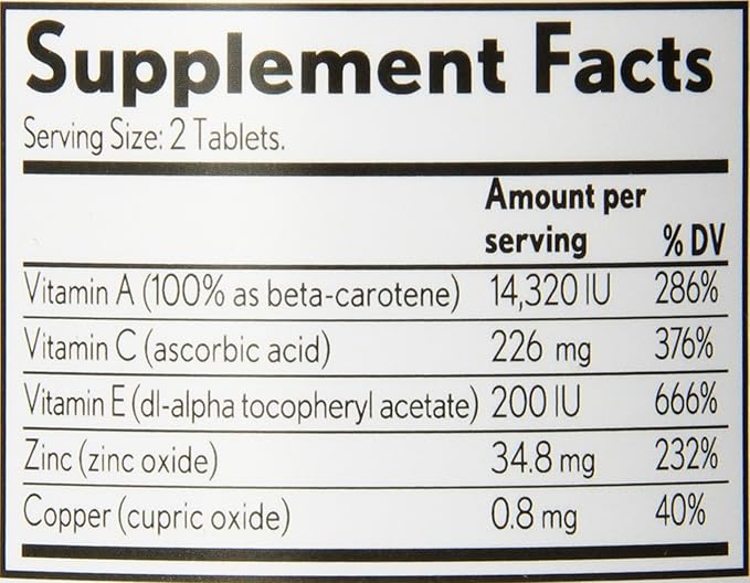 PreserVision AREDS Eye Vitamin & Mineral 240 Count 1) ,