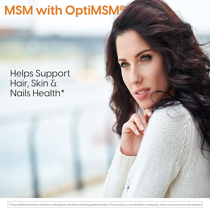 Doctor's Best MSM with OptiMSM, Joint 1000 mg, 180 Veggie