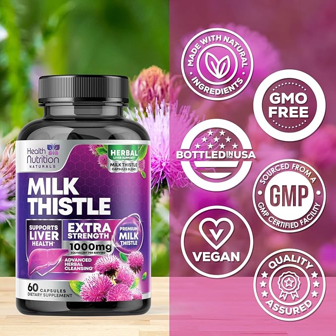 Milk Thistle 1000mg 60 Capsules