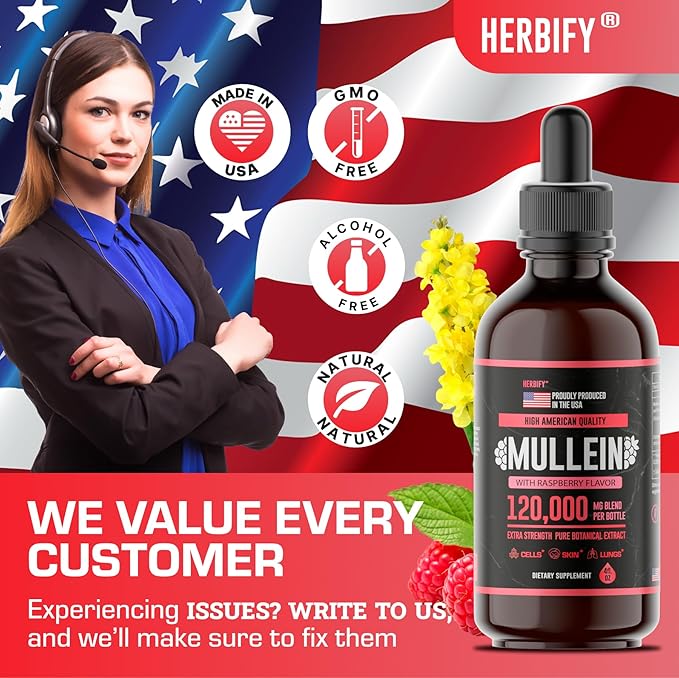HERBIFY Mullein Drops 4 Oz
