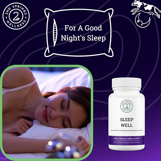 Sleep Well Calmness & Relaxing Support Formula 60 Capsules
