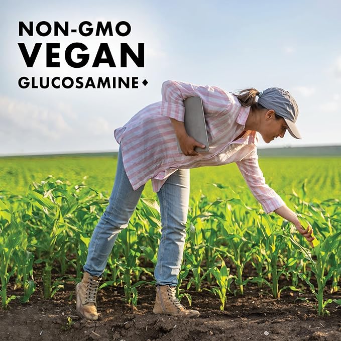 BlueBonnet Vegetarian Glucosamine Plus MSM Supplement, 60 Count (743715011137)