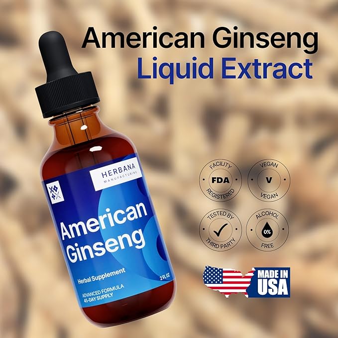Yin American Ginseng Root 2 fl 45-Day Supply