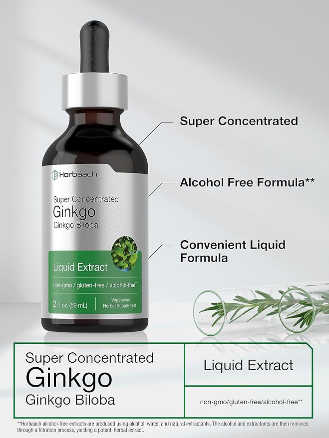 Horbäach Ginkgo Biloba Extract Liquid 2