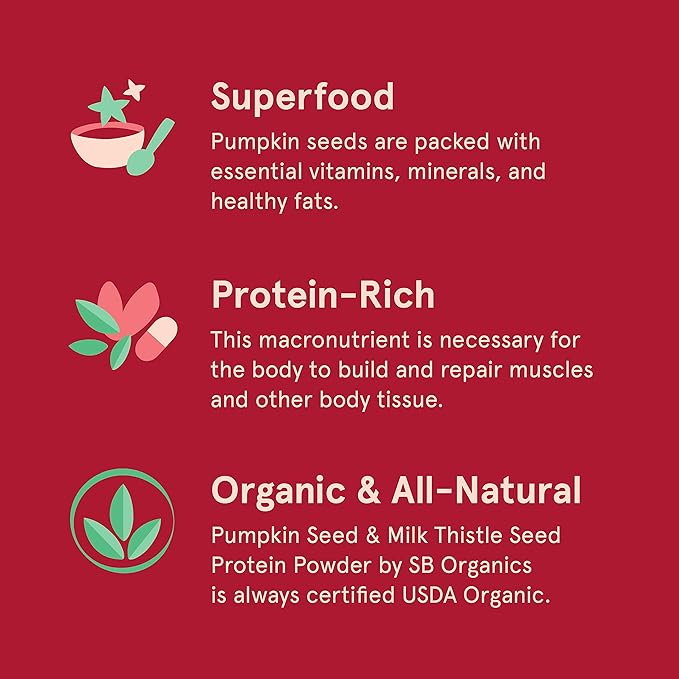 Sun Bay Organics Pumpkin and Milk 1lb Canister 13g Protein