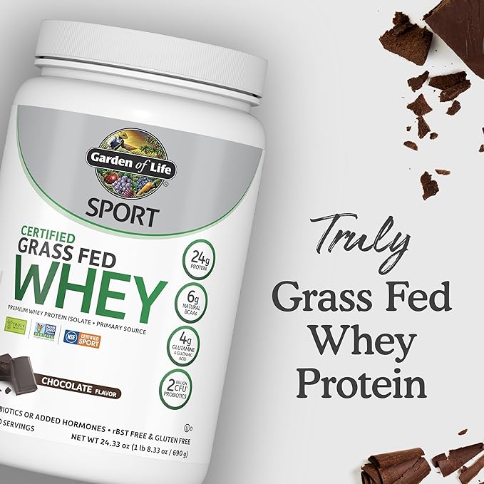 Garden of Life Sport Whey Protein 24g Protein, 20 Servings