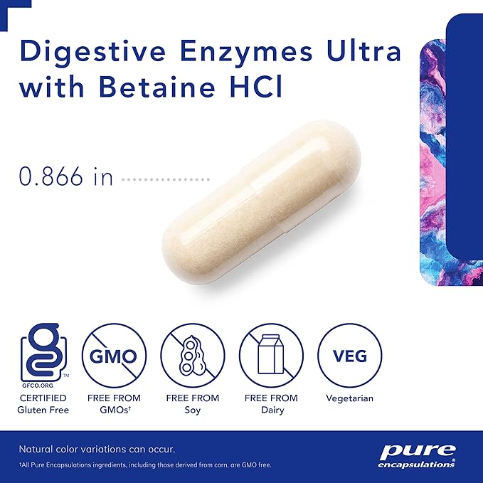Pure Encapsulations Digestive Enzymes Ultra 180 Capsules