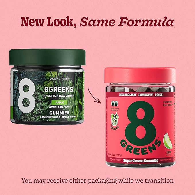 8Greens Daily Greens Gummies B12 - 50 Vegan 2