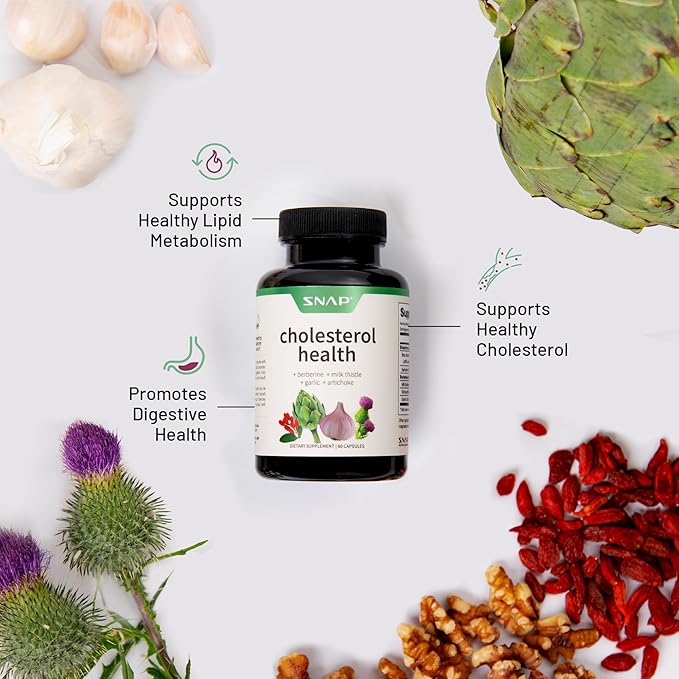 Snap Supplements Cholesterol Health 60 Capsules