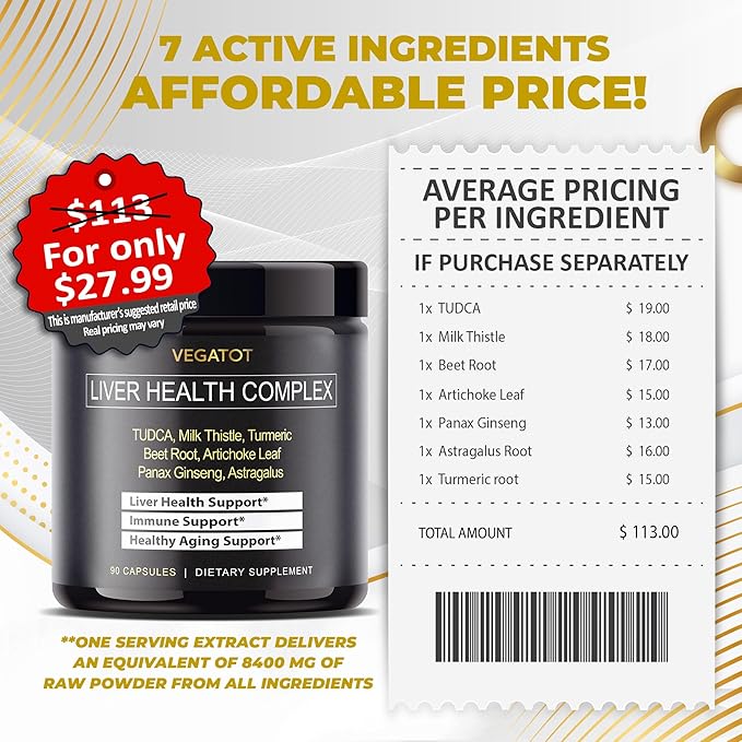 VEGATOT Liver Health Complex Formula 9,750MG