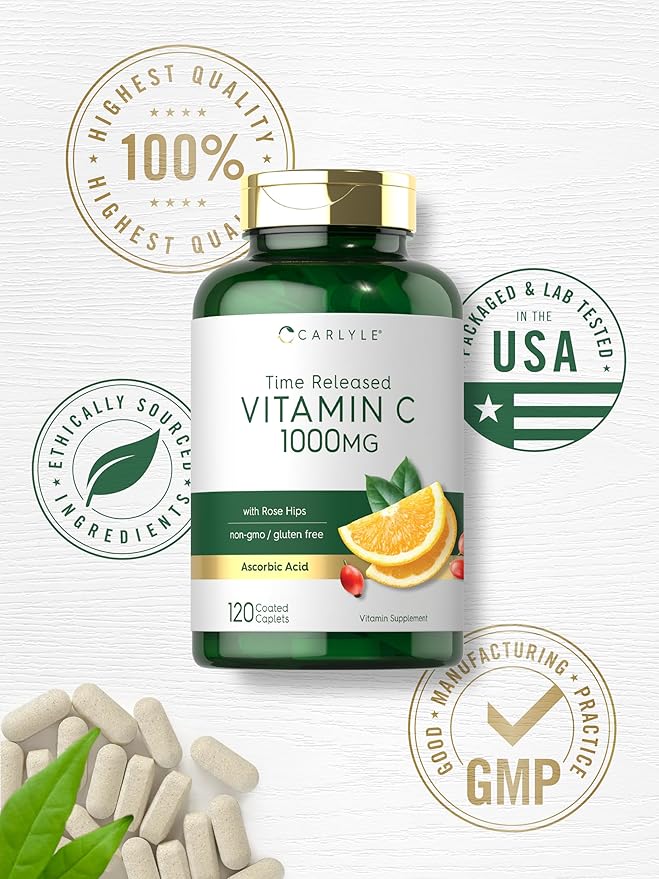 Carlyle Vitamin C 1000mg 120 Vegetarian