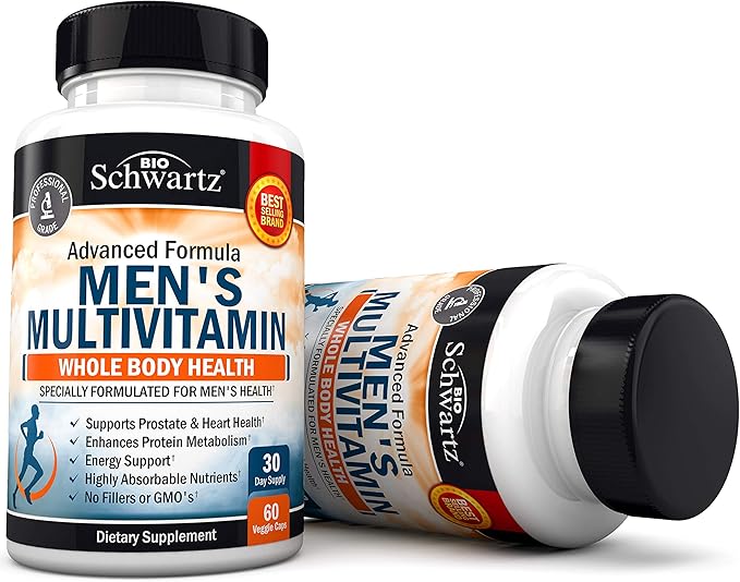 Men's Multivitamin with Vitamin C A D3 E -60 Ct