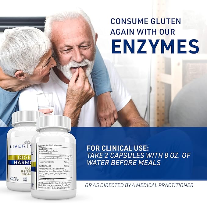 Digest Harmony Pure Digestive Enzymes 60 Capsules