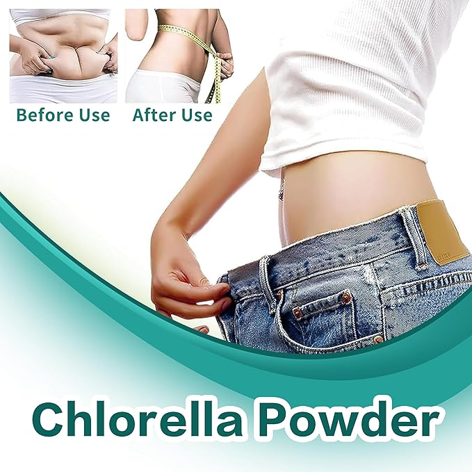 Chlorella Powder Natural- Chlorophyll Powder, Supports 8 oz.