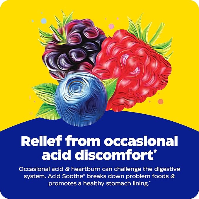 Enzymedica - Chewable Acid Soothe, Supports 30 count