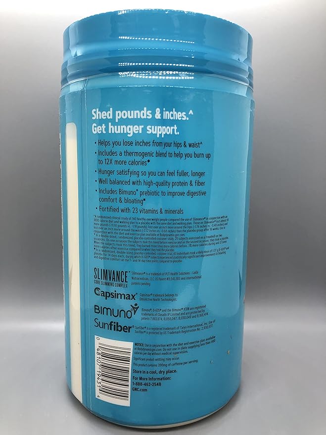 GNC Total Lean Lean Shake + Slimvance 20 Servings, 200mg of