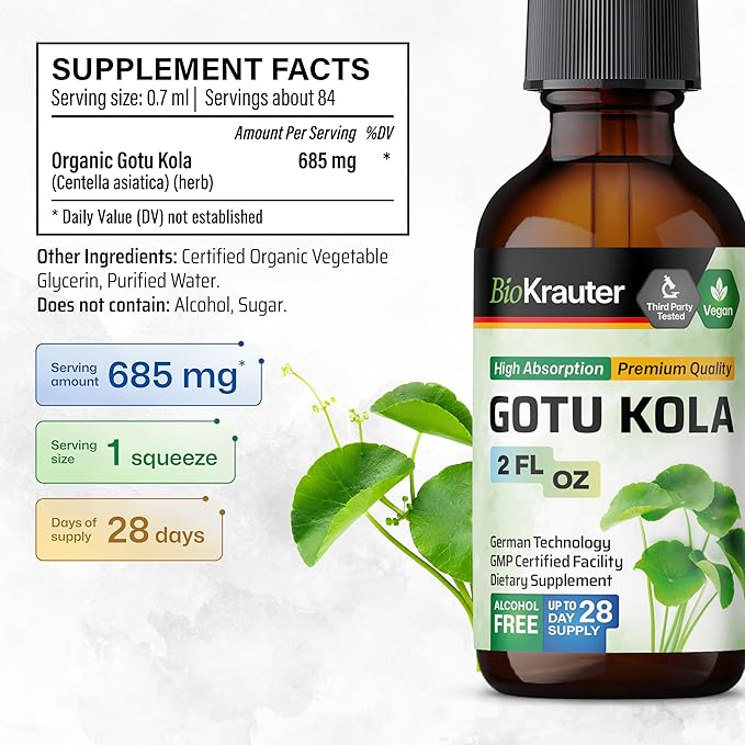 Gotu Kola Tincture 2 Fl.Oz.