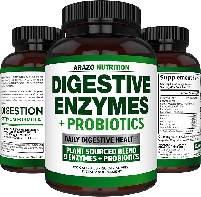 Digestive Enzymes with Probiotics 120 Pills