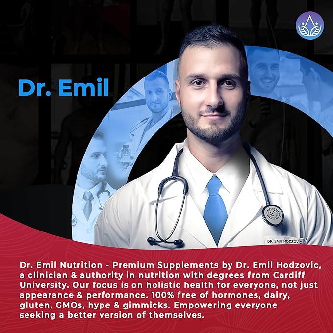 Dr. Emil Berberine 500mg Capsules 30-Day Supply