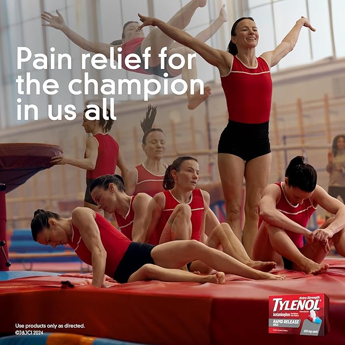 Tylenol Extra Strength Acetaminophen Rapid Release 500 mg 50 ct