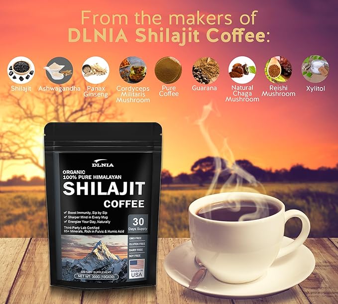 Pure Himalayan Organic Shilajit Coffee-