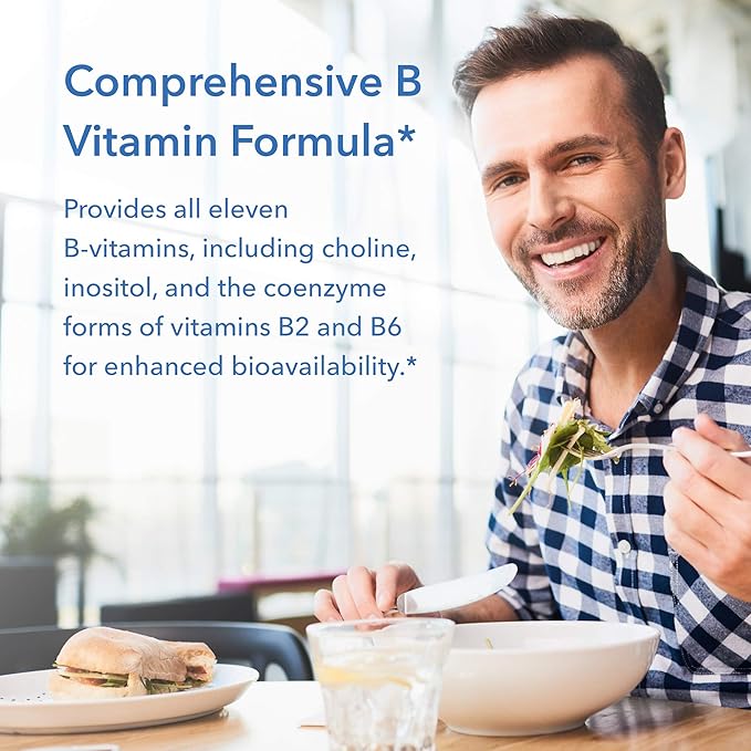 Allergy Research Group Super Vitamin B Complex B12, Vitamin B6, Vegetarian 120 Count