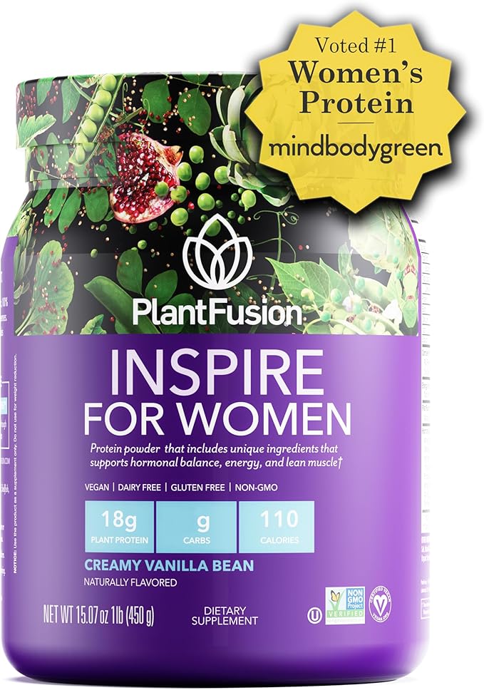 PlantFusion Inspire Plant Protein Powder for Women 1 lb
