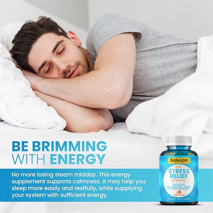 6-in-1 Stress Relief Gummies 60ct 60 gummies