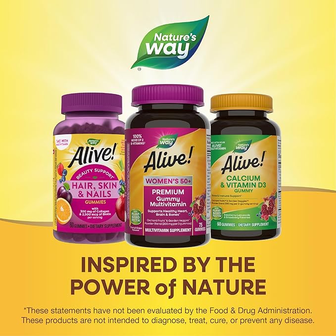 Nature’s Way Alive! Women’s 50+ Premium 75 Gummies