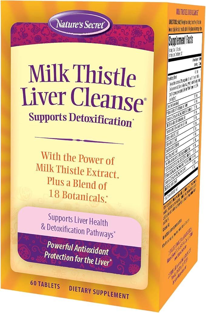 Nature's Secret Milk Thistle Liver Cleanse 60 ct
