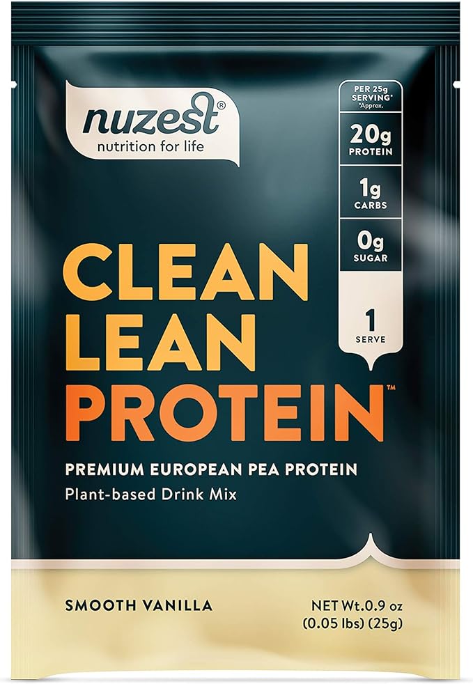 Nuzest - Pea Protein Powder - 1 Serving, 0.9 oz