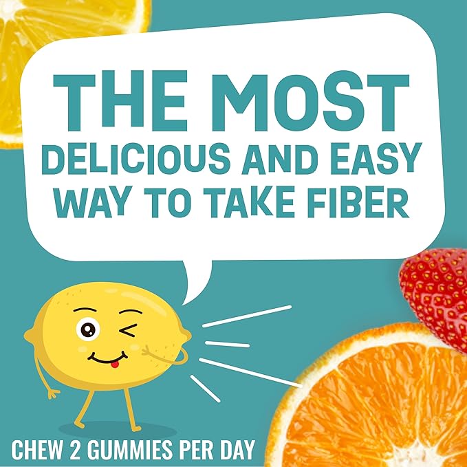 Fiber Advance Gummies 100% Plant 3-Pack)