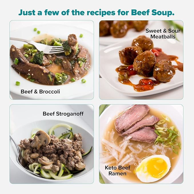 KETO CHOW BEEF SOUP BASE 1 MEAL