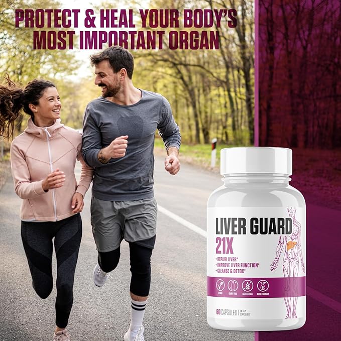 Liver Guard 21x #1 Rated 100% Natural 60 Capsules