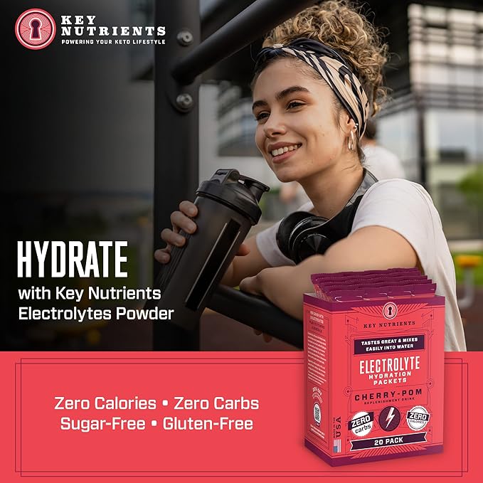 Key Nutrients Electrolytes Cherry Pom 20's