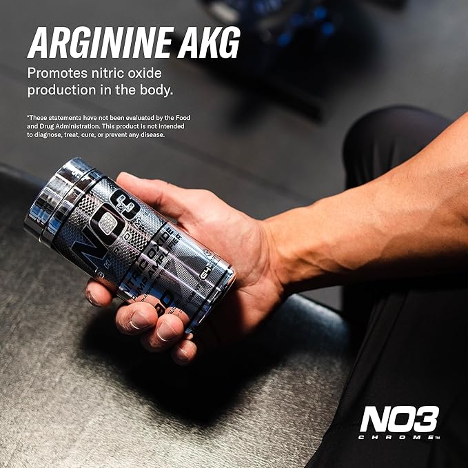 Cellucor NO3 Chrome Nitric Oxide Supplements with Arginine Nitrate for Muscle Pump & Blood Flow, 90 Capsules, G4