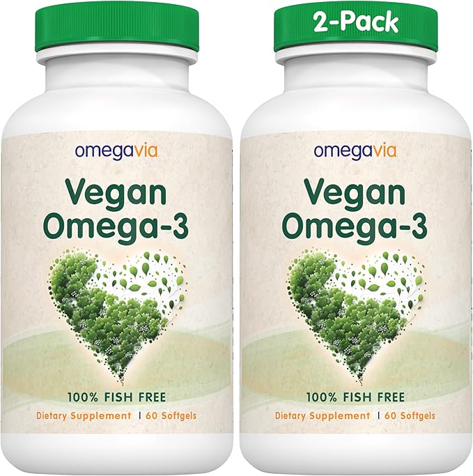 OmegaVia Vegan Omega-3 (2 PACK)