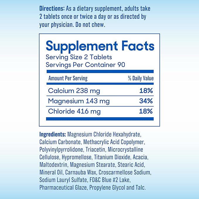 SlowMag Muscle + Heart Magnesium Chloride 180 Count