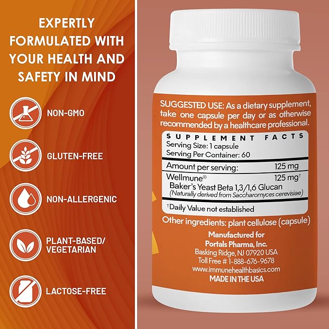 Ultra Strength Immunity 60 Capsules, 125 mg