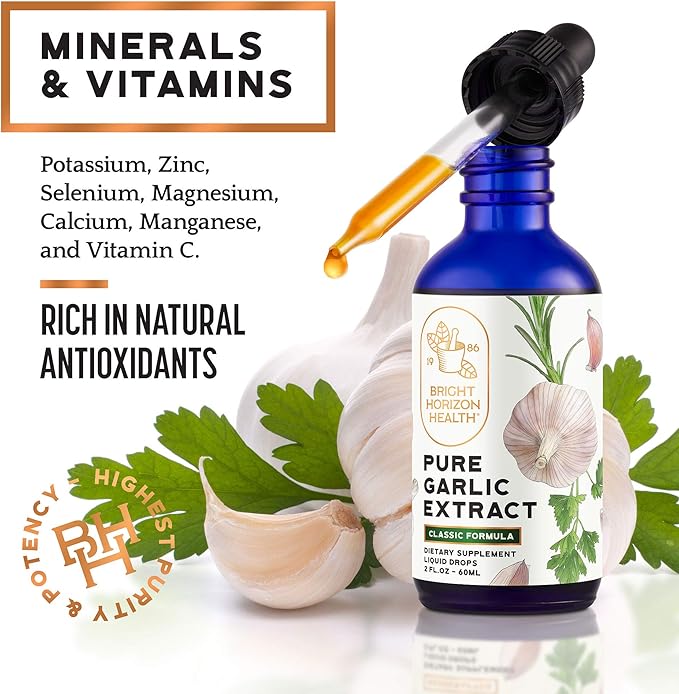 Pure Garlic Extract with Allicin Classic (2 fl