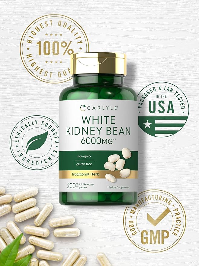 Carlyle White Kidney Bean 6000mg | 200 Count