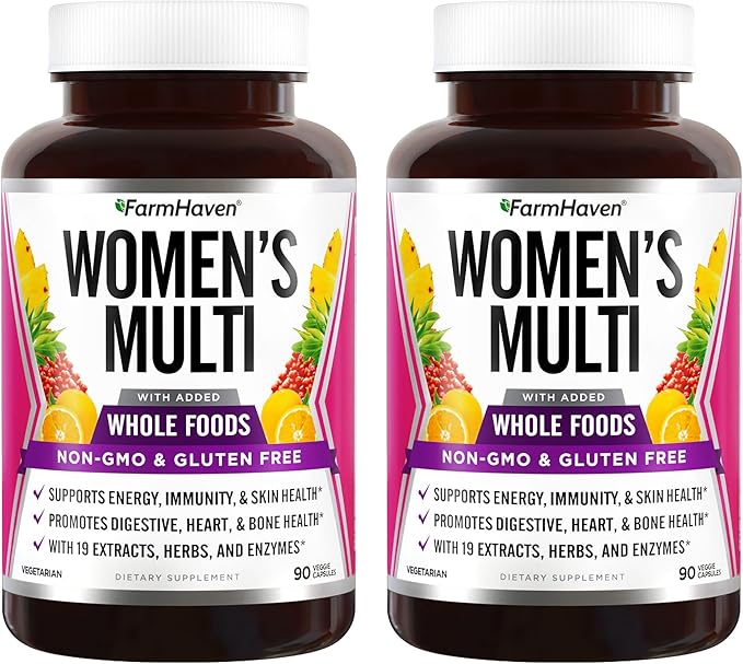 FarmHaven Multivitamin for Women D3, Folate, 2_180 Capsules