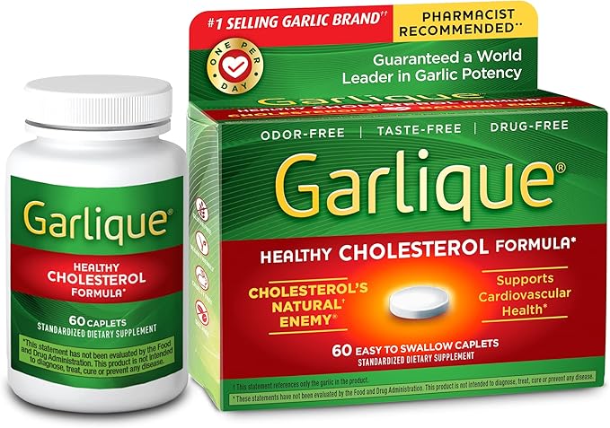 Garlique Healthy Cholesterol Formula with 5000 60 Enteric 2)