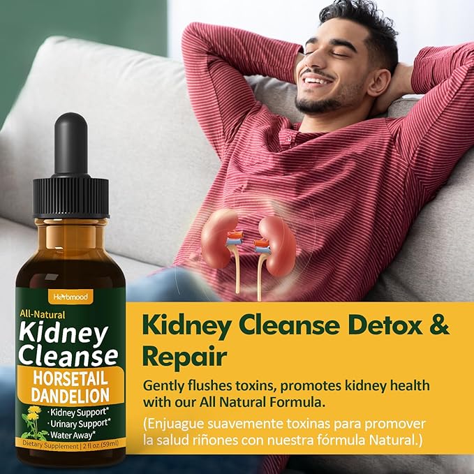 Kidney Cleanse Drops, Gotas de Chanca 2oz