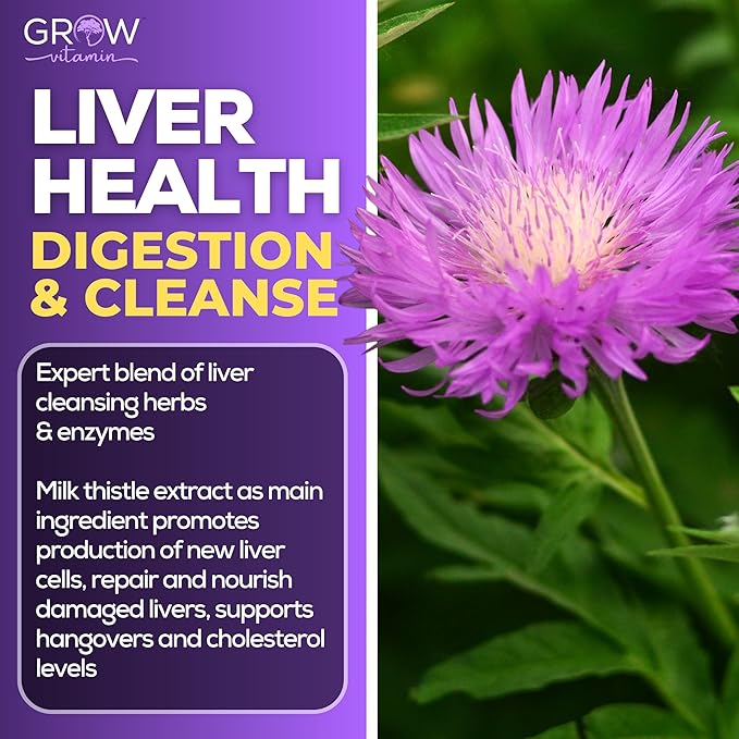 grow vitamin Liver Cleanse Detox Capsules 60 Capsules