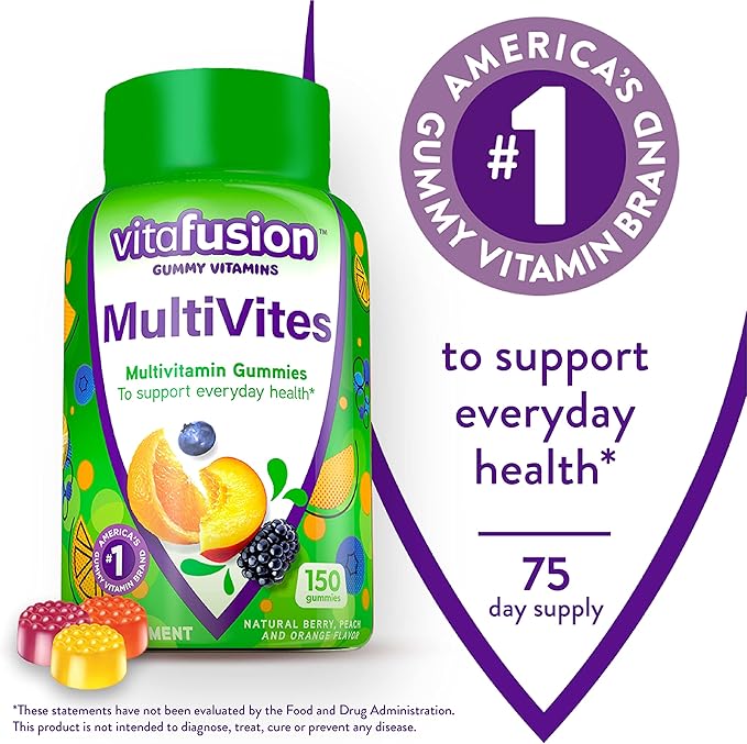 Vitafusion Melatonin 140 Count and MultiVites 150 Count
