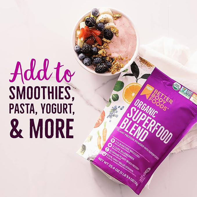 BetterBody Foods Organic Superfood Powder B12 (12.7 (12.7 oz.)