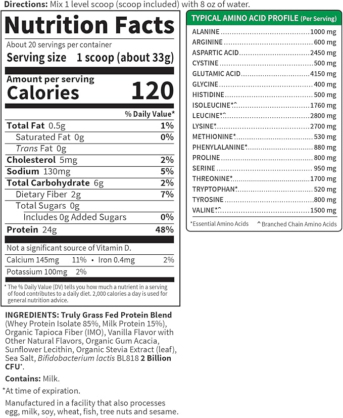 Garden of Life SPORT Whey Protein 24g Protein, 20 Servings